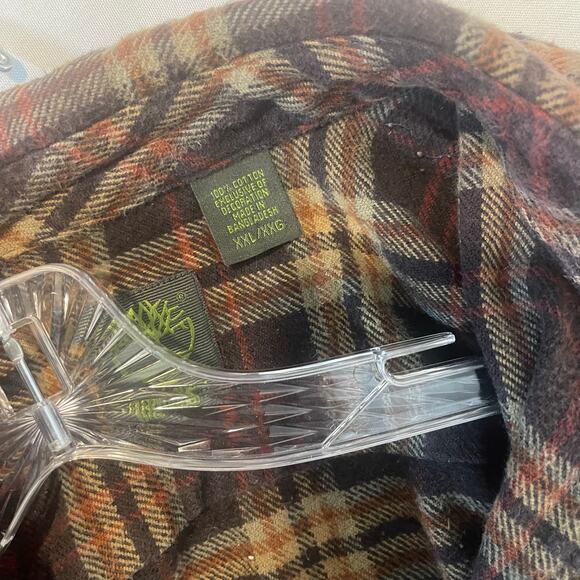 Timberland Mens Flannel Size XXL-Preowned - Picture 9 of 9